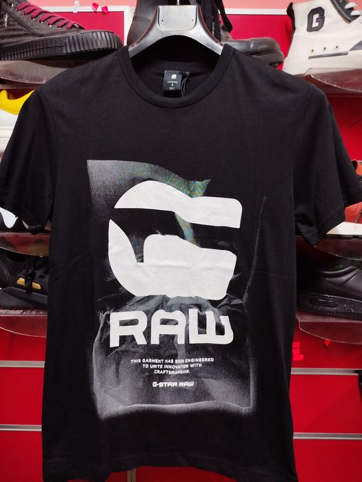Оригинална НОВА тениска G-Star Raw S , M , L мъжка черна джи стар