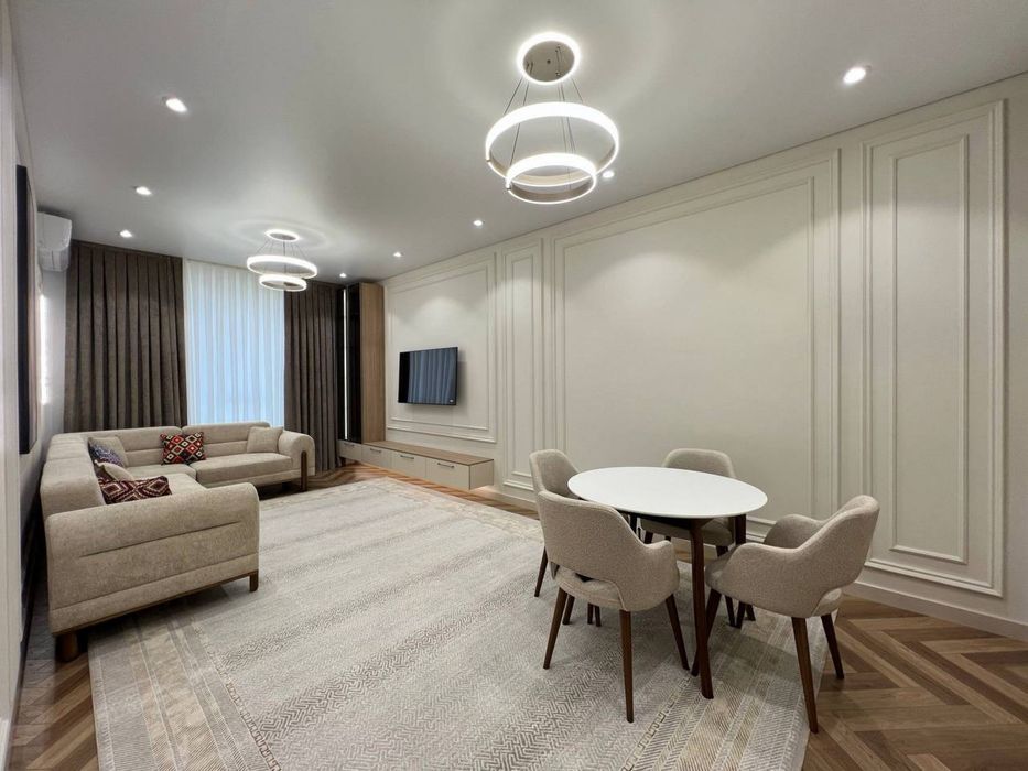 Жк "NRG Qorasuv" 3/4/9 94кв.м евро ремонт с обстановкой срочно