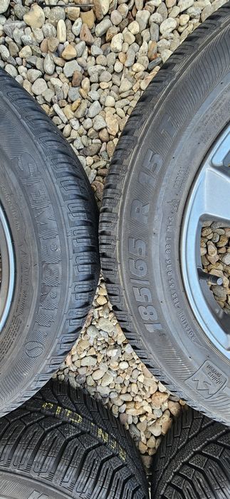 Jante anvelope Semperit M+S 185/65 R15 88T 4x100 Dacia Renault Nissan