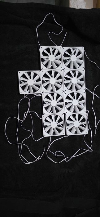 Ventilatoare NZXT 120MM ALBE NOI x9 !