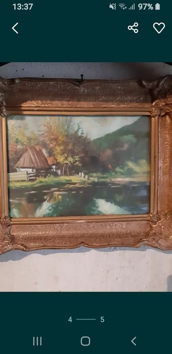 vînd tablouri  pictate diferite dimensiuni.