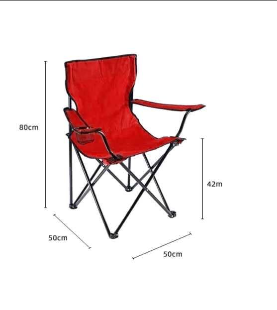 Scaun pliabil camping/ pescuit cu suport pahar culori diferite