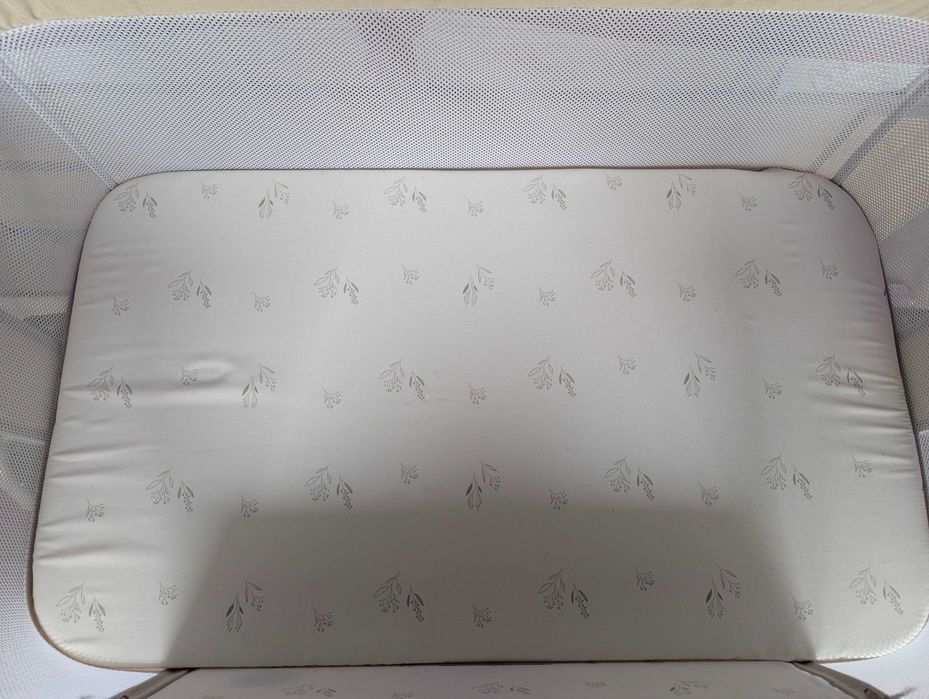 Бебешко легло Lionelo Luna 2 в 1 Beige Sand с матрак