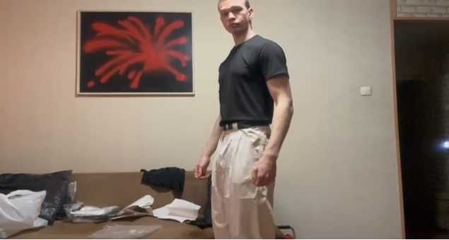 футболка в полоску