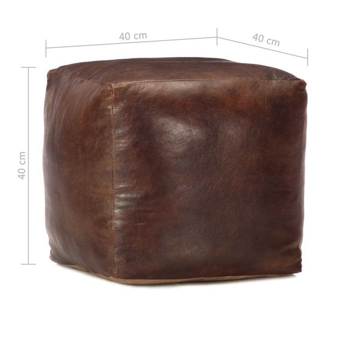 Pouf piele autentică de capră