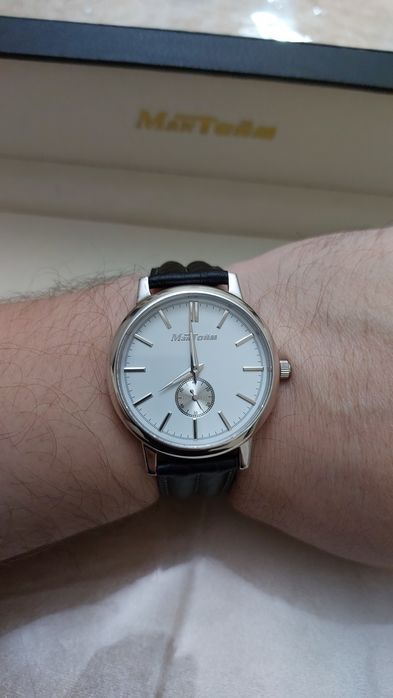 Часы мактайм серебро