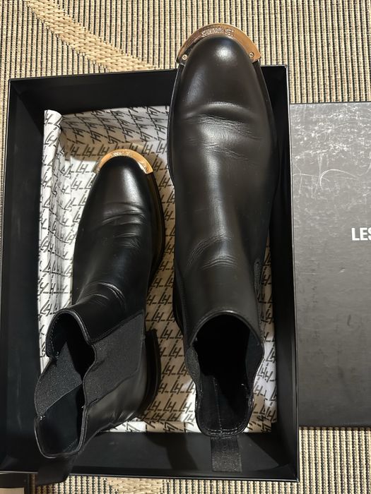 LES HOMMES мъжки кожени боти Made in Italy №42