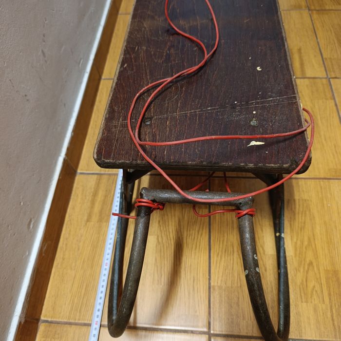 Sanie iarna fier masiv