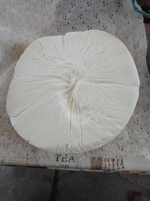 Caș de capră făcut cu cheag natural