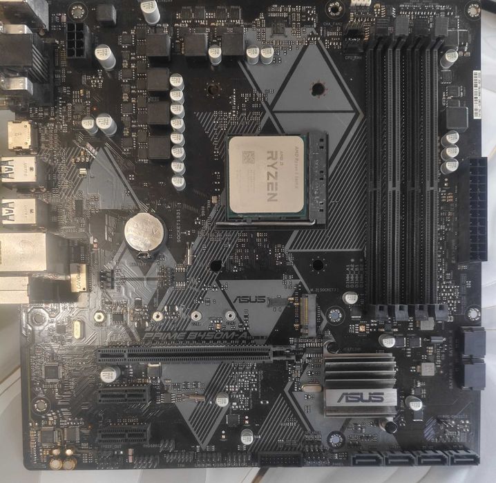 комплект ам4 b450+ ryzen 5600x
