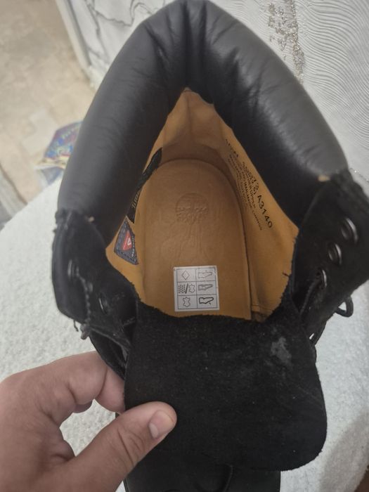 Черные ботинки Timberland premium waterproof