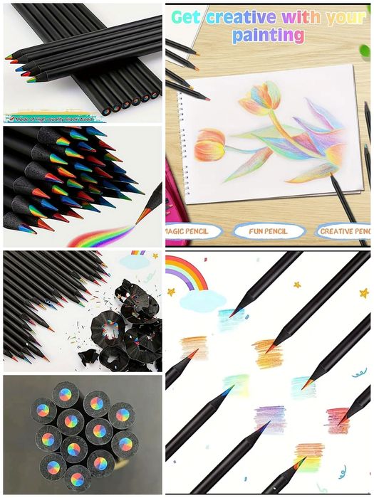 Радужные волшебные карандаши!