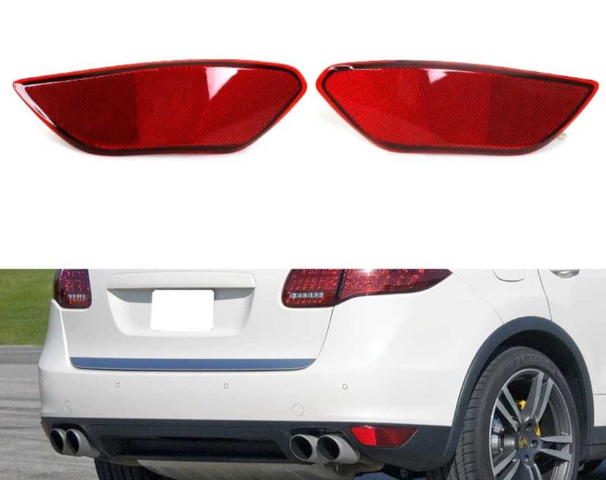 Рефлектор за задната броня Porsche Cayenne Порше Кайен светлоотразител