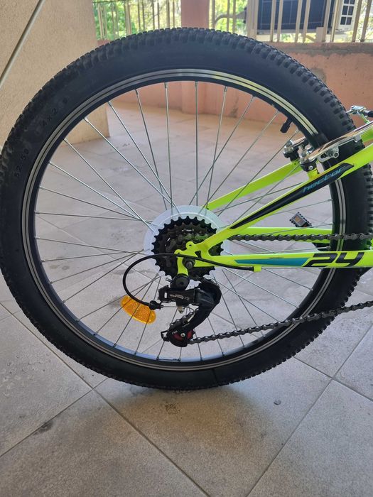 Велосипед INTERBIKE  24 цола", 18 скорости , зелен