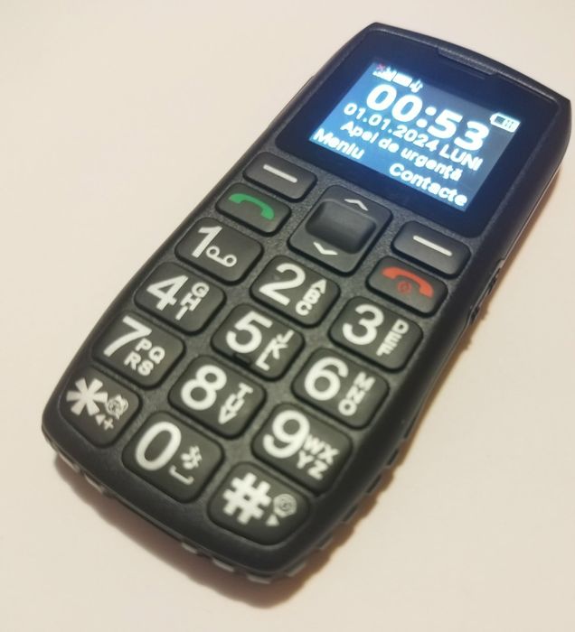 Doua Telefon mobil pentru seniori, modelbC1, cu meniul in limba Romana