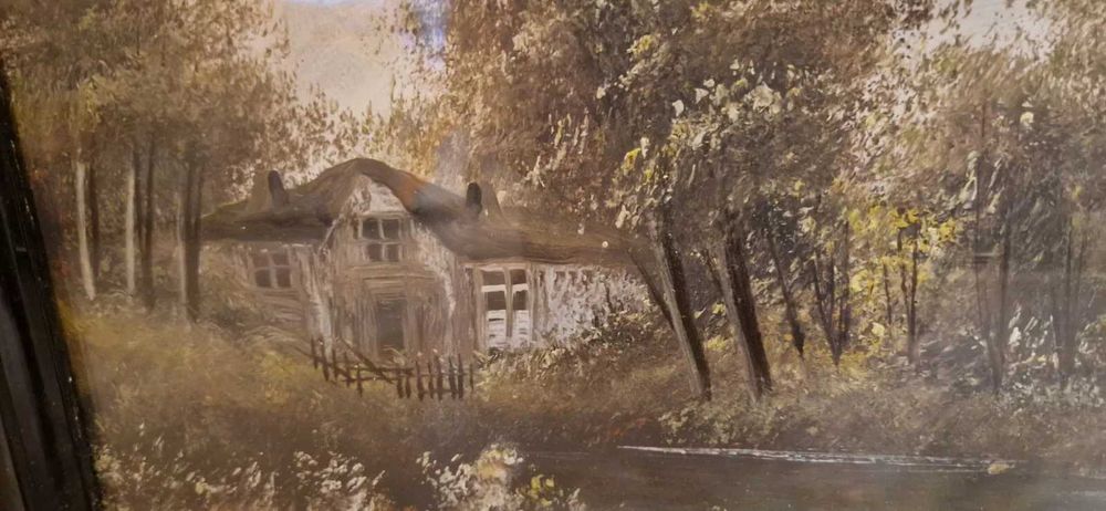 Четири Стари картини от автор с подпис