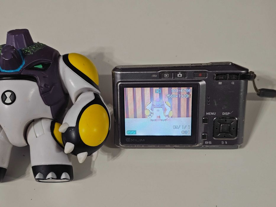 Y2K Aparat foto digital compact Casio EX S500 5MP 3xZoom