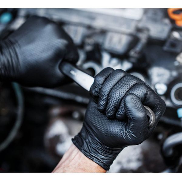 Премиум нитрилни ръкавици mercator gogrip за механици, размер xl 50 бр