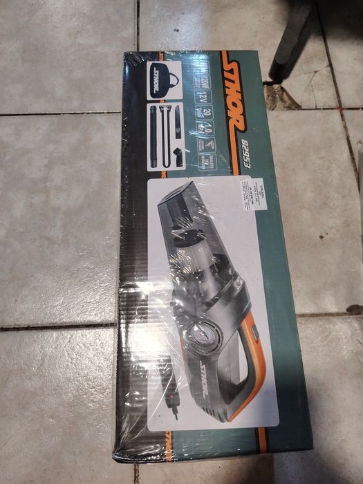 Прахосмукачка без торбичка и ефективен автомобилен компресор в едно. Ц