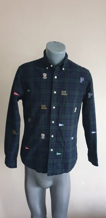 POLO Ralph Lauren Slim Fit Plaid Oxford Cotton  M ОРИГИНАЛ! Мъжка Риза
