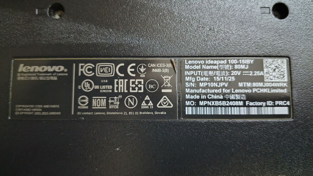 Продаётся офисный ноутбук Lenovo