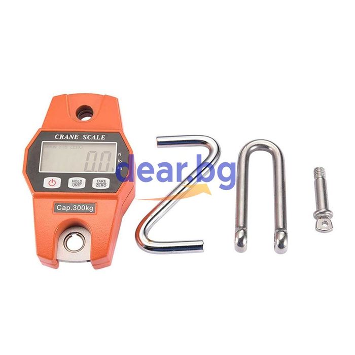 Ръчна електронна везна кантар с кука до 300кг
