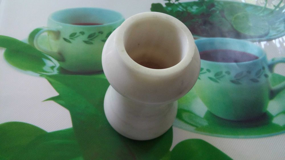 Свещник мрамор чайник порцеланов