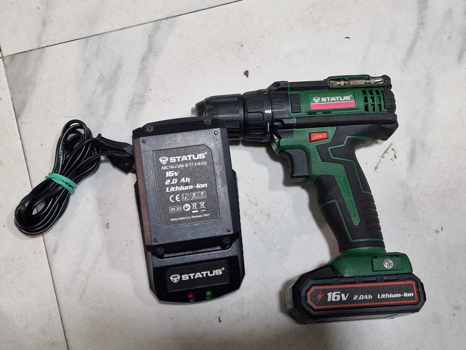 Винтоверт STATUS C16-2Li, 27 Nm, 16 V, 2 Ah, с 2 батерии, зарядно