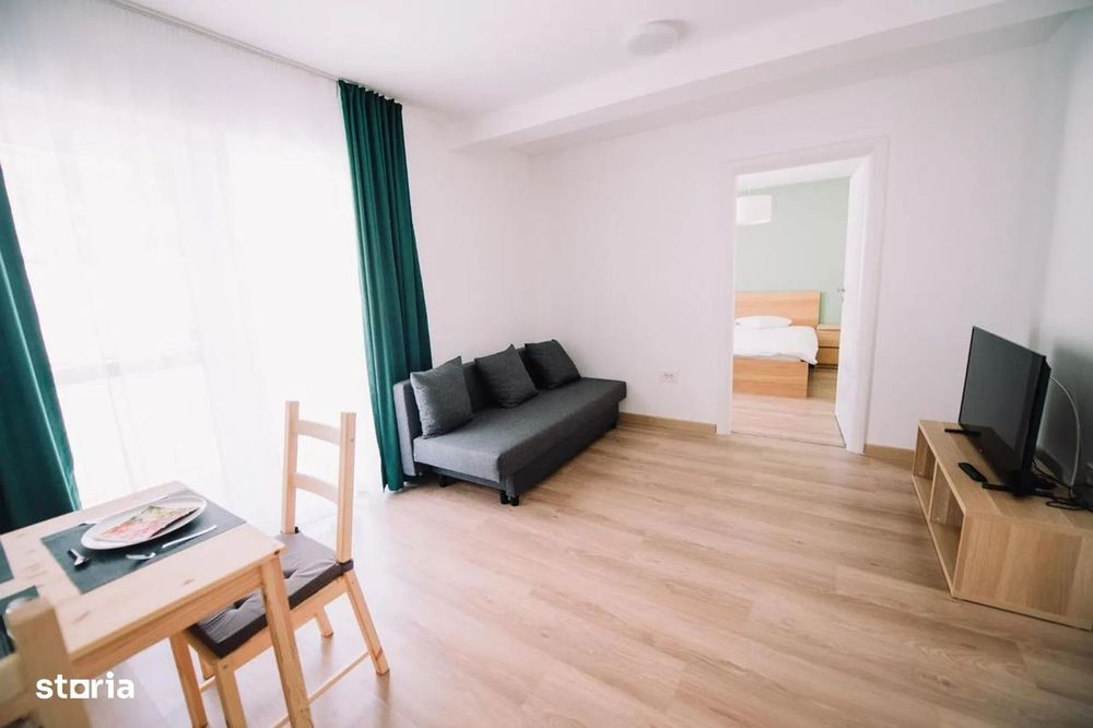 Ap cu 2 camere la cheie, mobilat/utilat + parcare inclusă-105.000 euro