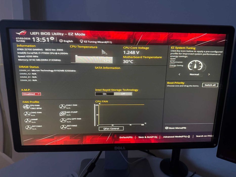 kit placa de baza Asus Strix z270e Gaming  /intel  core I7-7700K