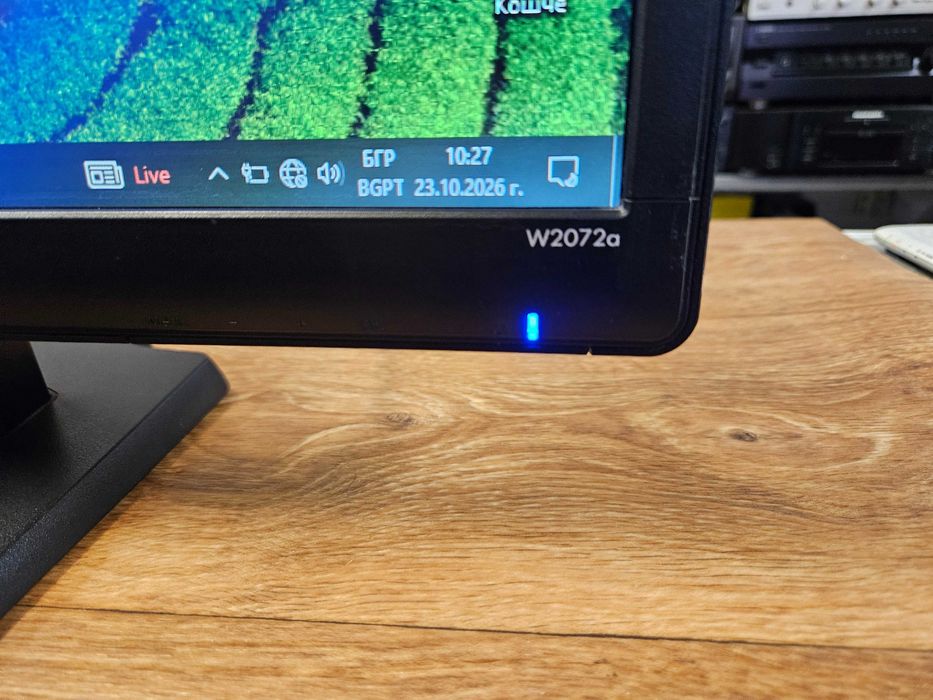 Монитор HP W2072a – Чисто нов, неразпечатван, в кутия с вградени тонколони