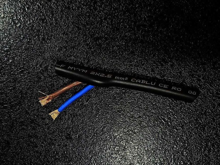 Cablu 2x2.5 electric MYYM litat negru – ignifug, FACTURA, GARANTIE