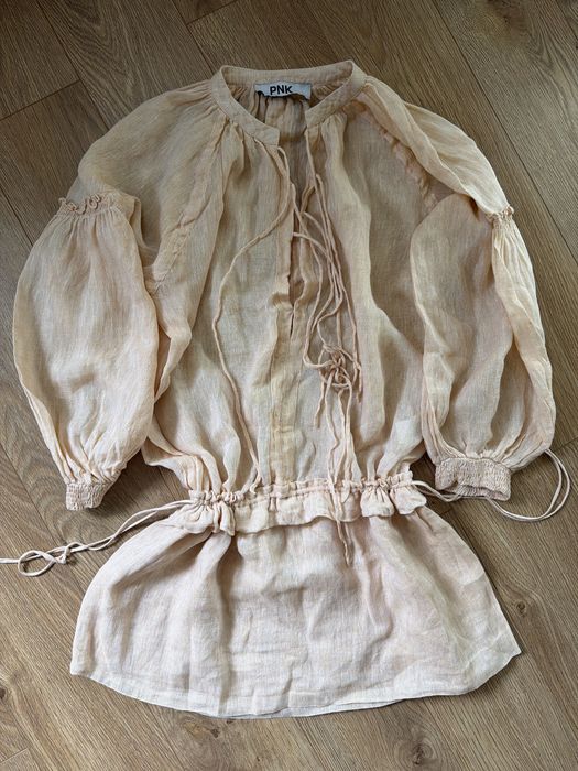 Rochie PNK in noua cu eticheta cumoare bej somon