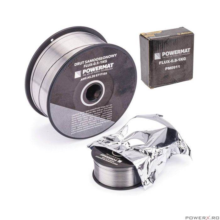 Sarma pentru sudura flux 0,8mm 1kg, Powermat