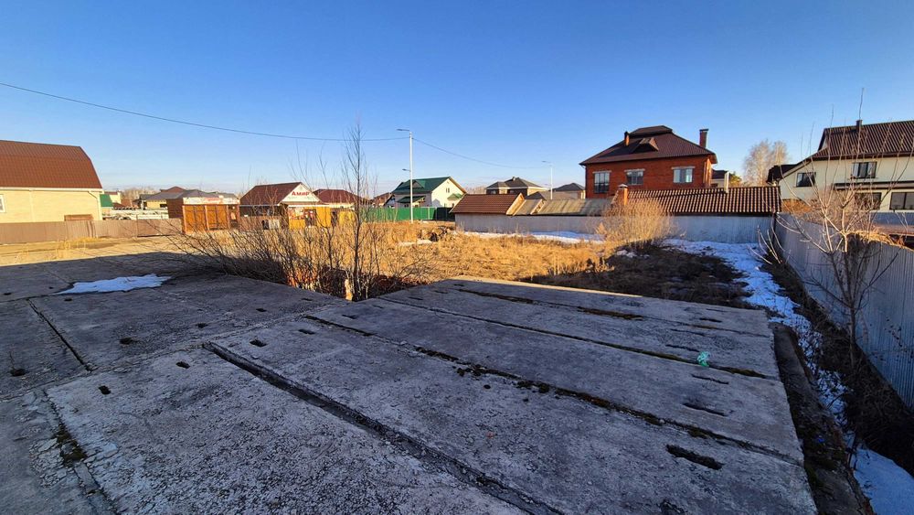 Продам 10 соток на Ормане с фундаментом / ул. Алтын Дала