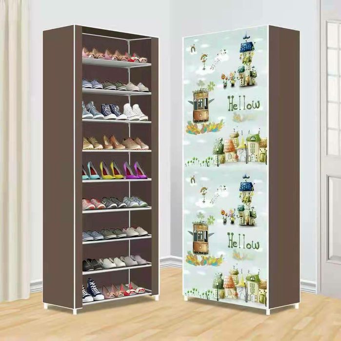 Шкаф полка для обуви 9 этажный