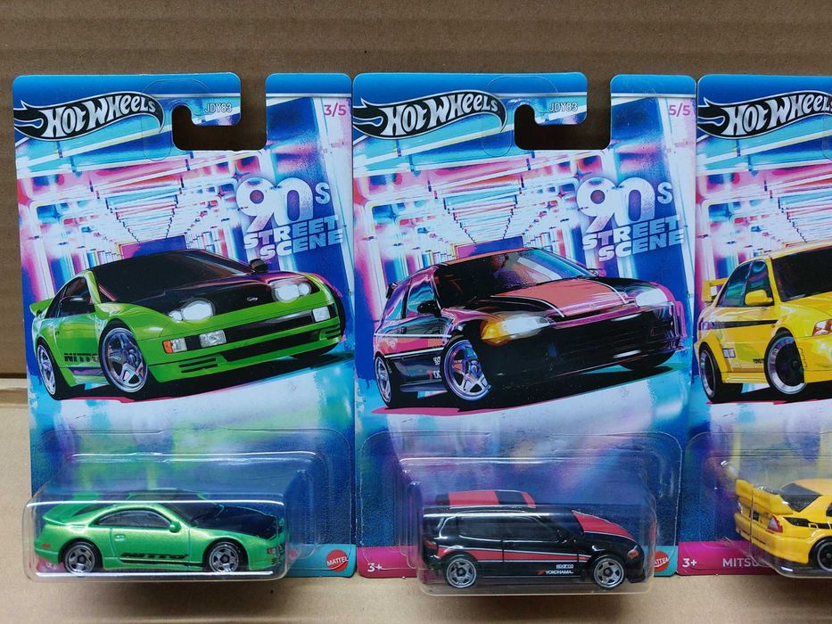 Колички Hot Wheels 90's STREET SCENE / Хот Уилс - 5 модела / 012