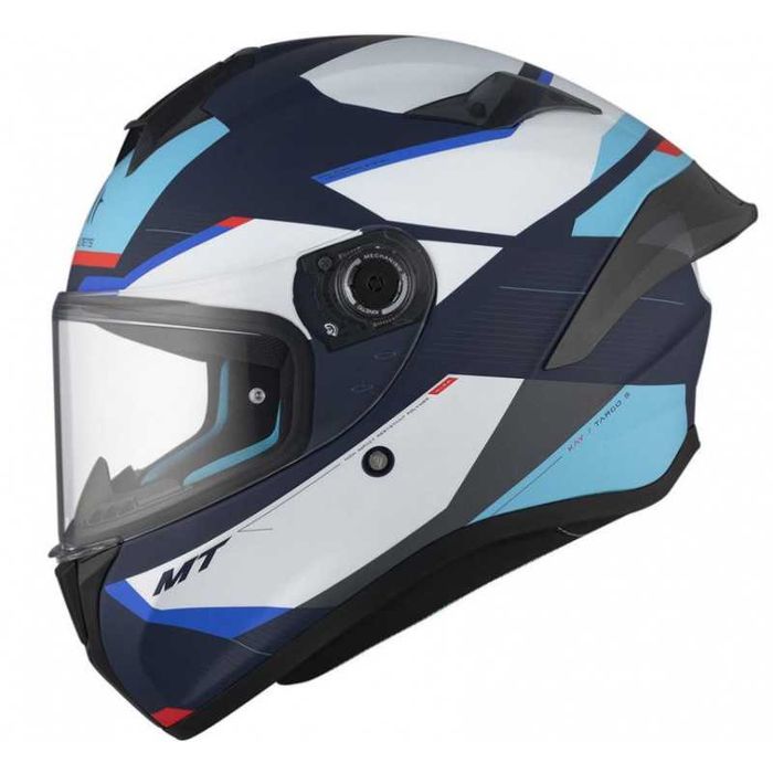 Каска MТ Targo s kay C7 MATT WHITE/BLUE Размери: M,L,XL
