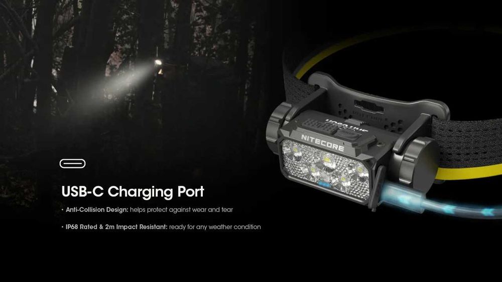 Lantera frontala NITECORE HC60 UHE