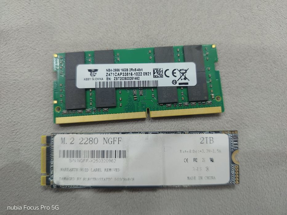 ssd 2TB+оперативка 16гб