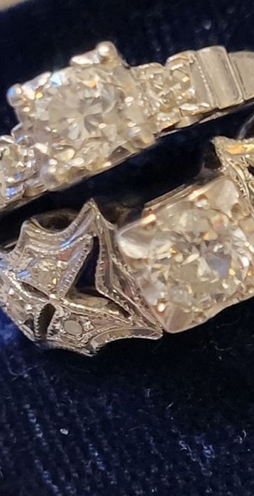 Сватбен и годежен пръстен , сет за  5,000€