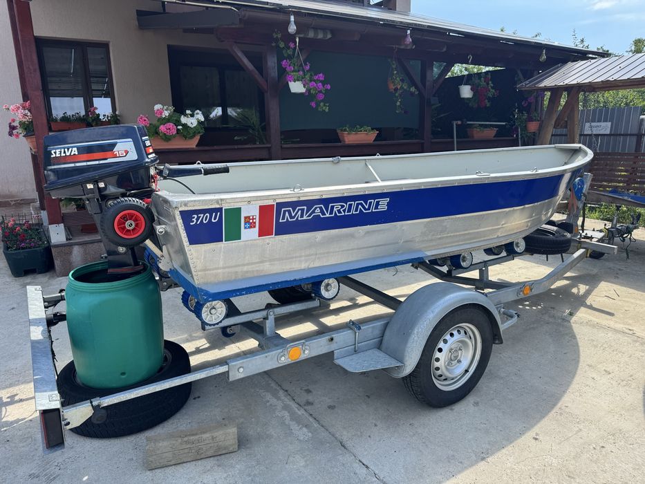 Barca aluminium marine 370 U