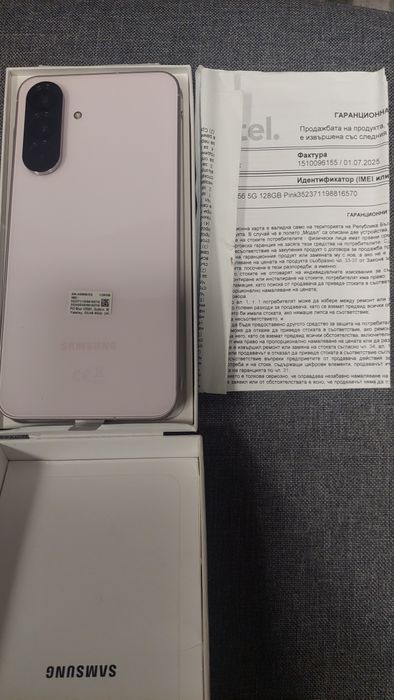 Samsung A56 RAM 8gb/128 gb Чисто Нов в Кутия