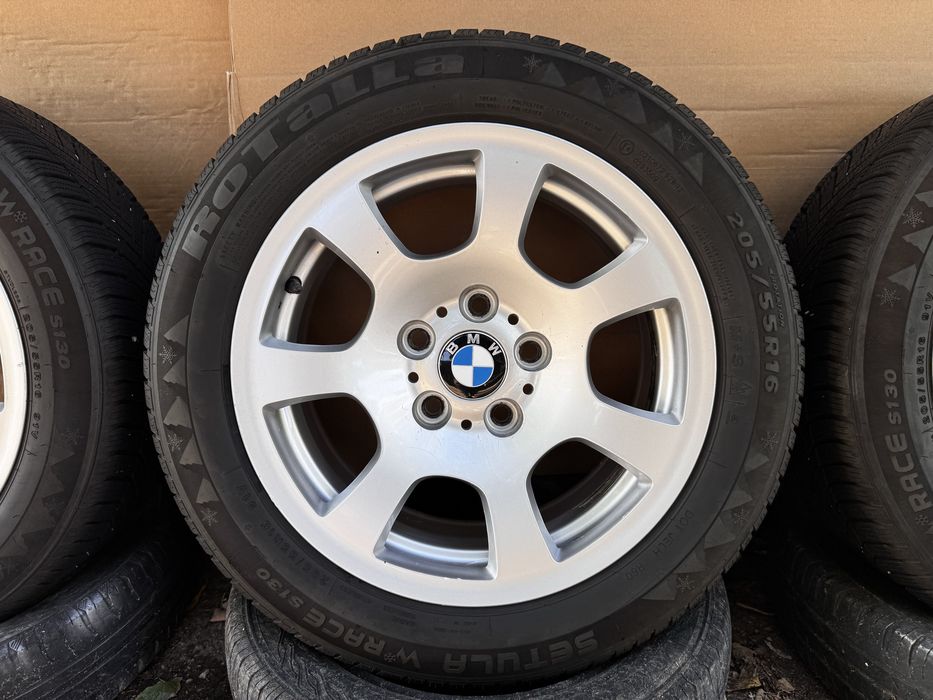 16” 5x120 7j ET20 с нови зимни гуми 205/55/16 Дот 25