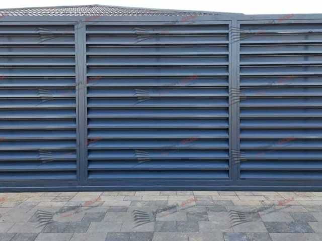 Забор жалюзи металлический