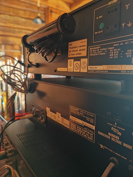 Deck Sharp RT-1122 și tuner SHARP ST-1122