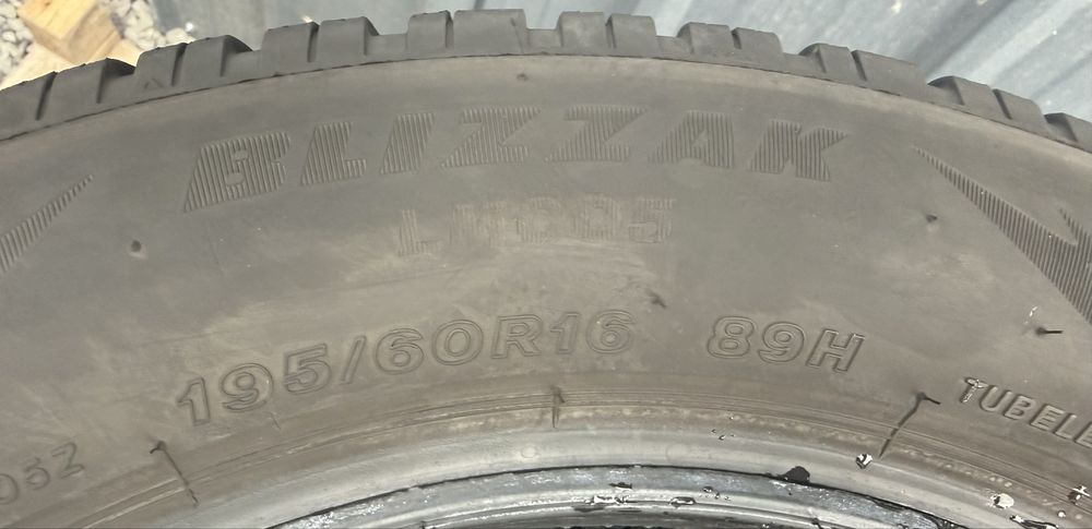 4бр 195/60/16 на 6мм с 24дот Бриджстоун