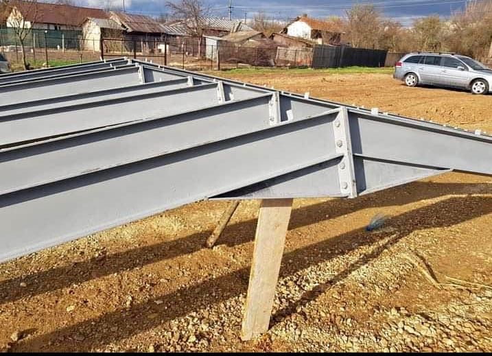 Vând hala structura metalică 10x20x4 (200 mp ) pret 2800 euro