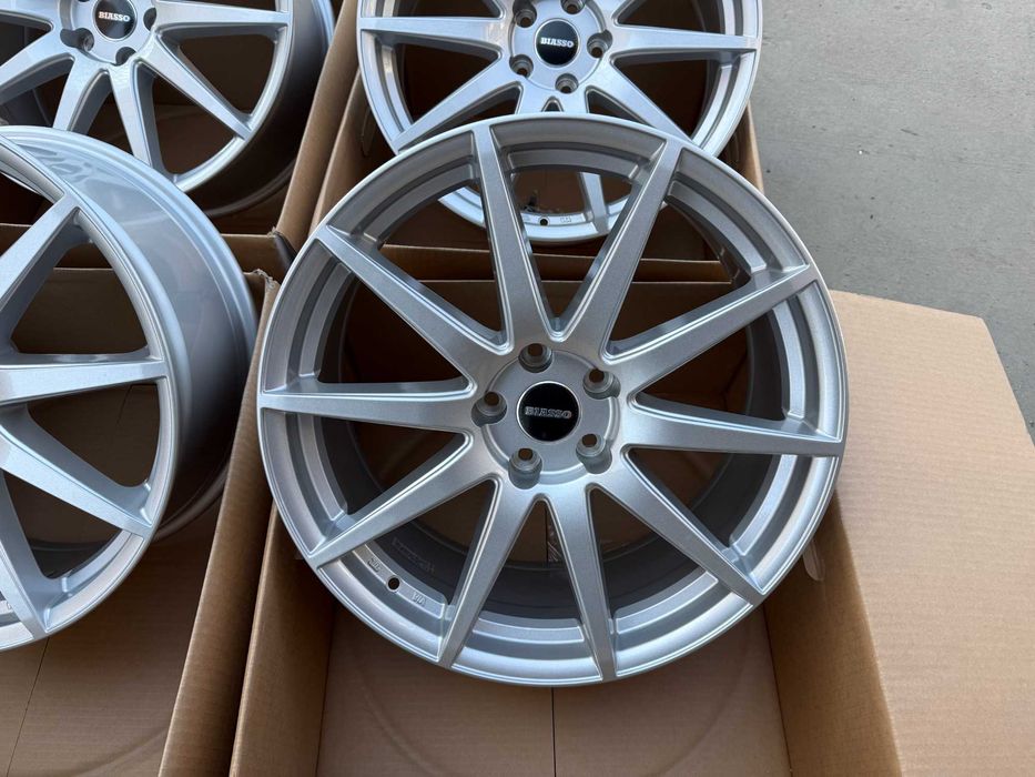 4 бр. чисто нови алуминиеви джанти BIASSO 19'' 5x112 , ф66.6 ,ET32, 8J