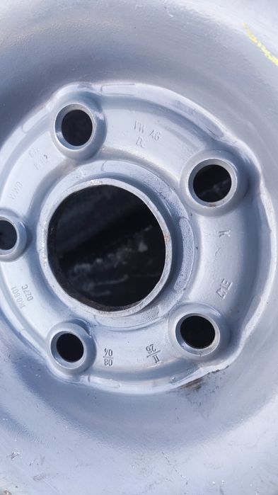 железни джанти 15 цола, 5х112 6J,  ЕТ45-47,центр.отвор 57,1, WV, Skoda